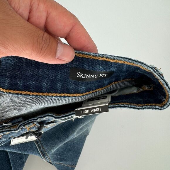 NWT Judy Blue Jeans Womens 28W/7 High Waist Skinny Fit Stretch Distressed Ladies - Picture 7 of 9